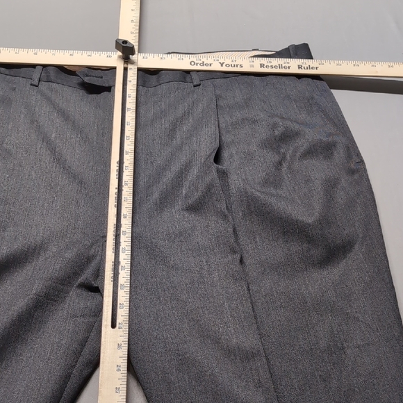 JB‎ Britches Gray Formal Dress Pants Winston Straight-Leg Cut Italy Pleat Sz 44L - Picture 2 of 9